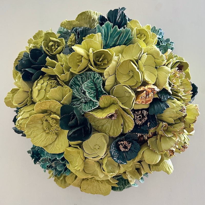 Porcelain Flowers by Monica Prado