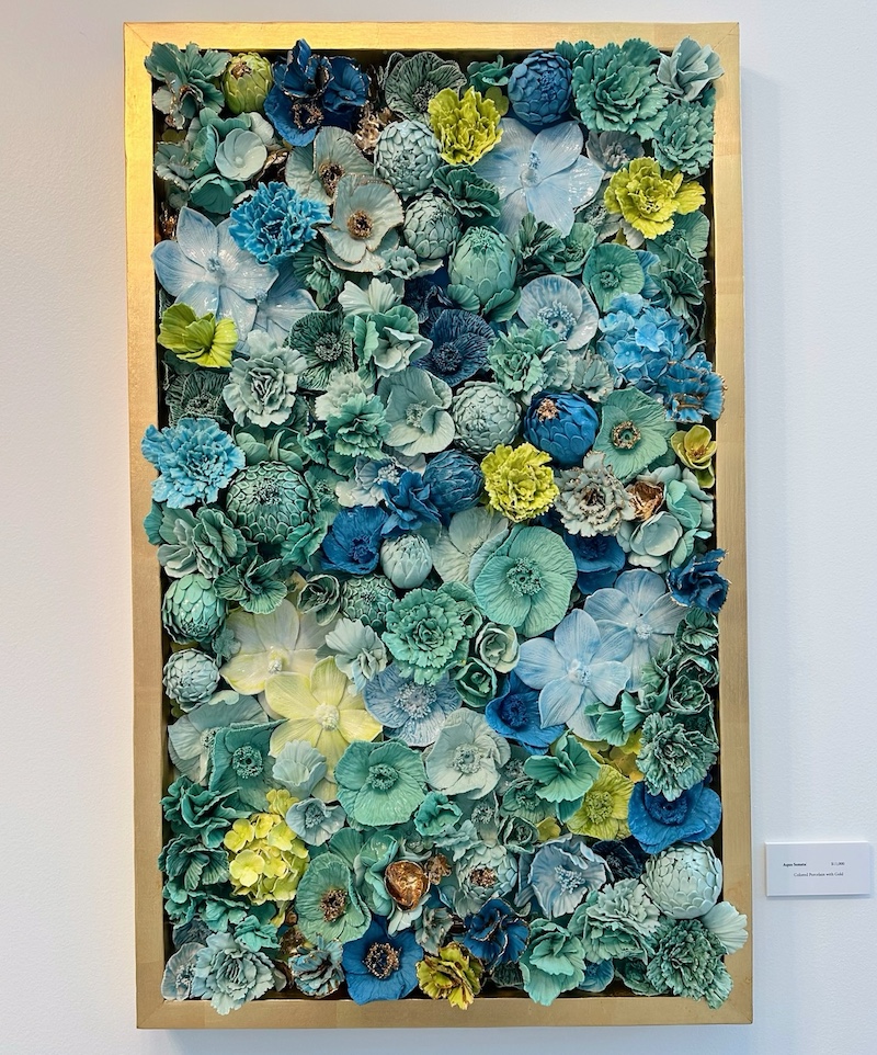 Porcelain Flowers by Monica Prado
