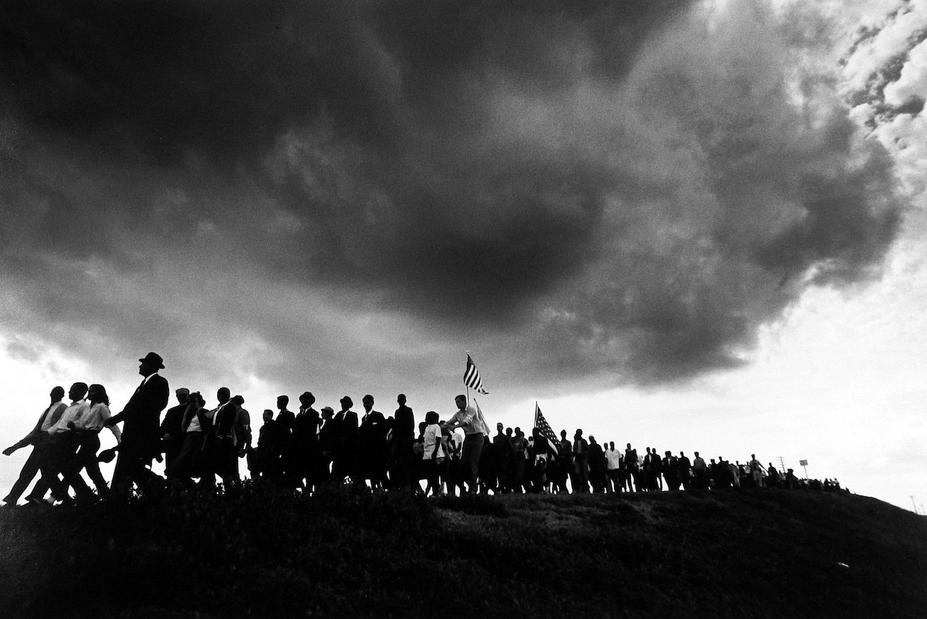 James Karales (American, 1930&ndash;2002). Selma to Montgomery March, Alabama, 1965. Gelatin silver print, 12 7/8 x 19 1/8 in.