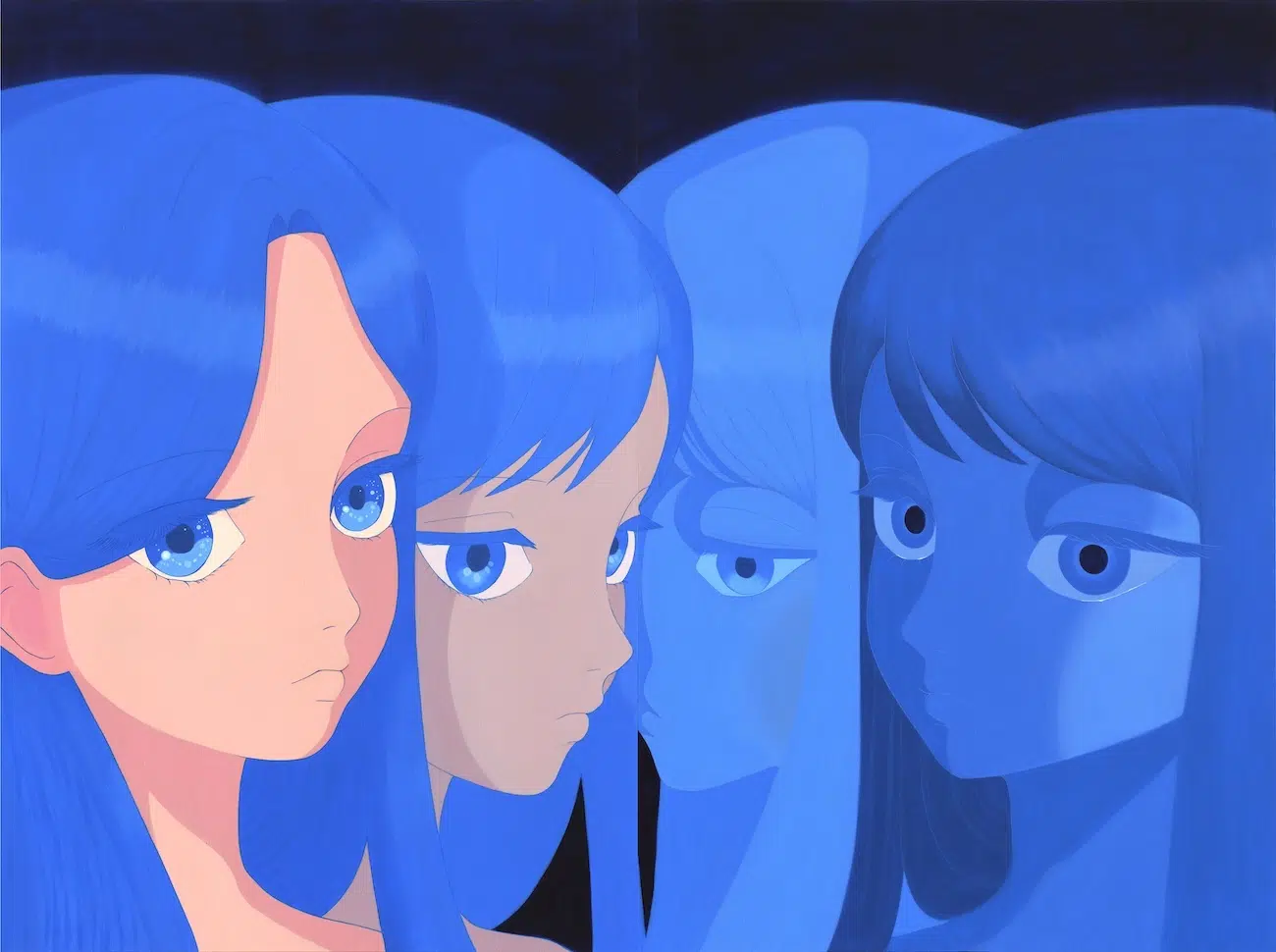 Korean Artist Paints Expressionless Girls That Mirror Viewers' Emotions