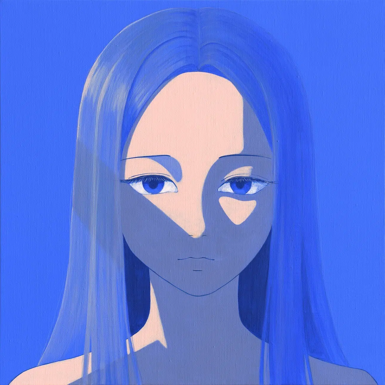 Korean Artist Paints Expressionless Girls That Mirror Viewers' Emotions