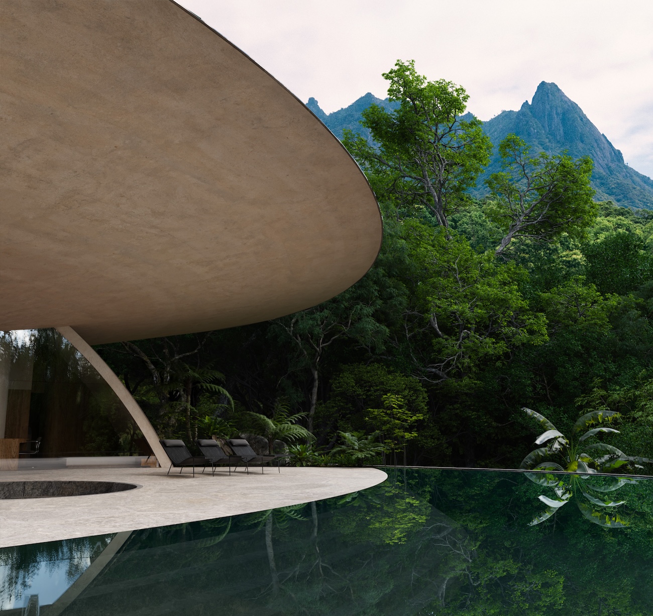 Sound of Rain Rendering by Arefact Architects