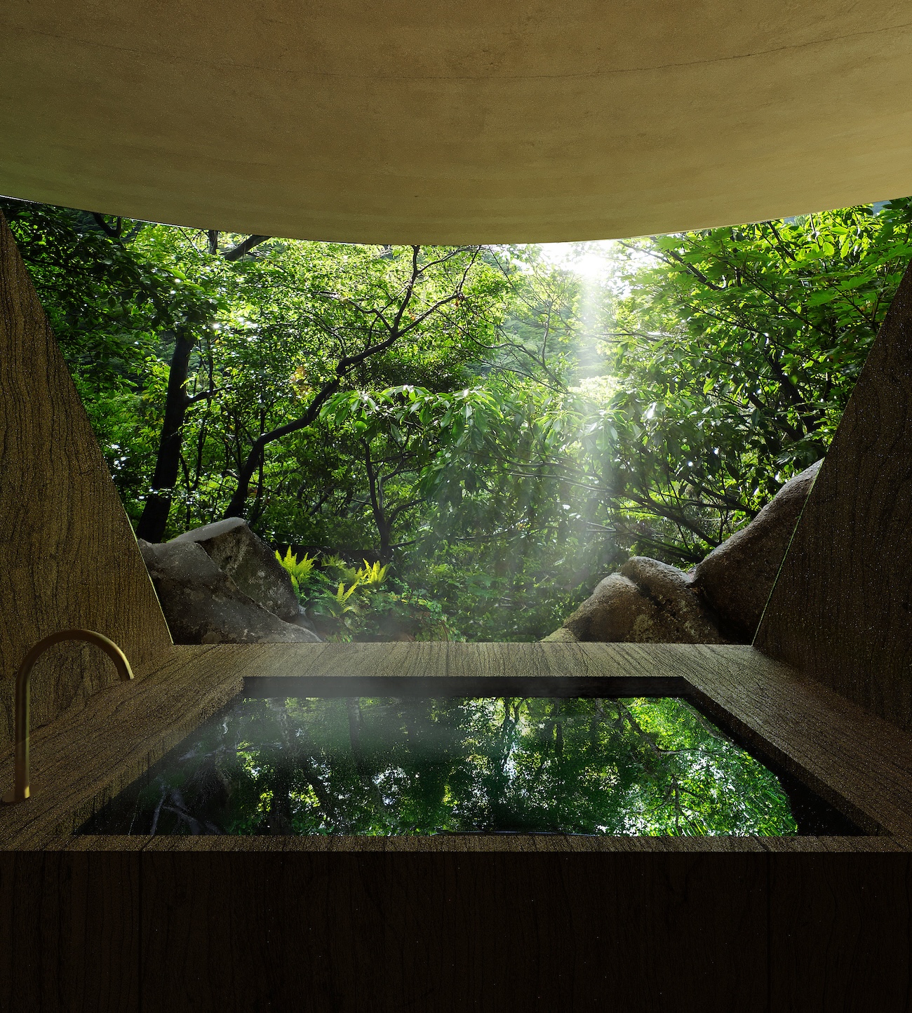 Sound of Rain Rendering by Arefact Architects