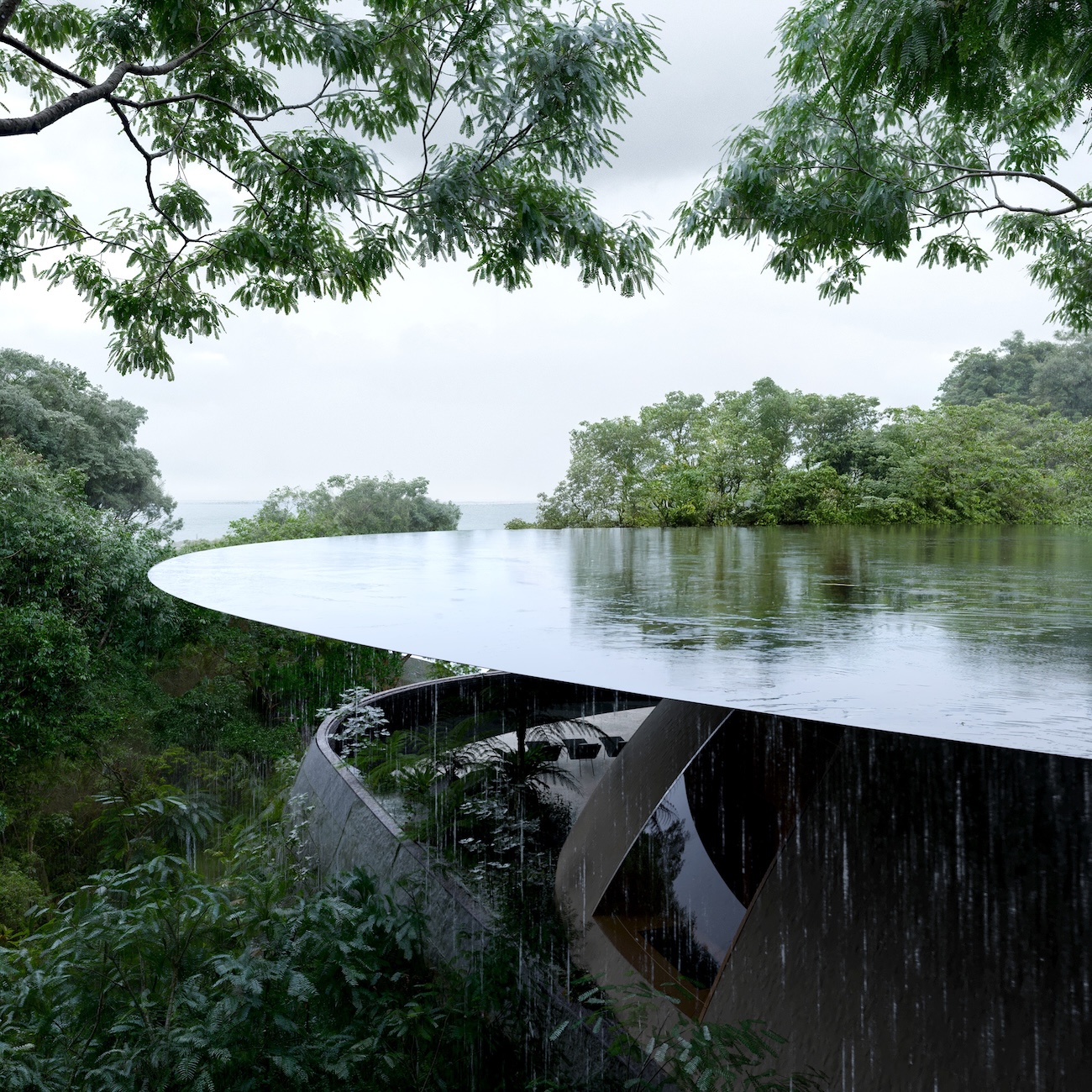 Sound of Rain Rendering by Arefact Architects