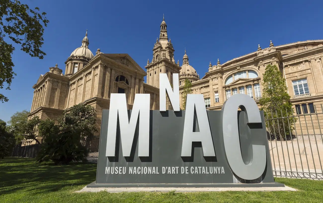 View of the Museu Nacional d'Art de Catalunya