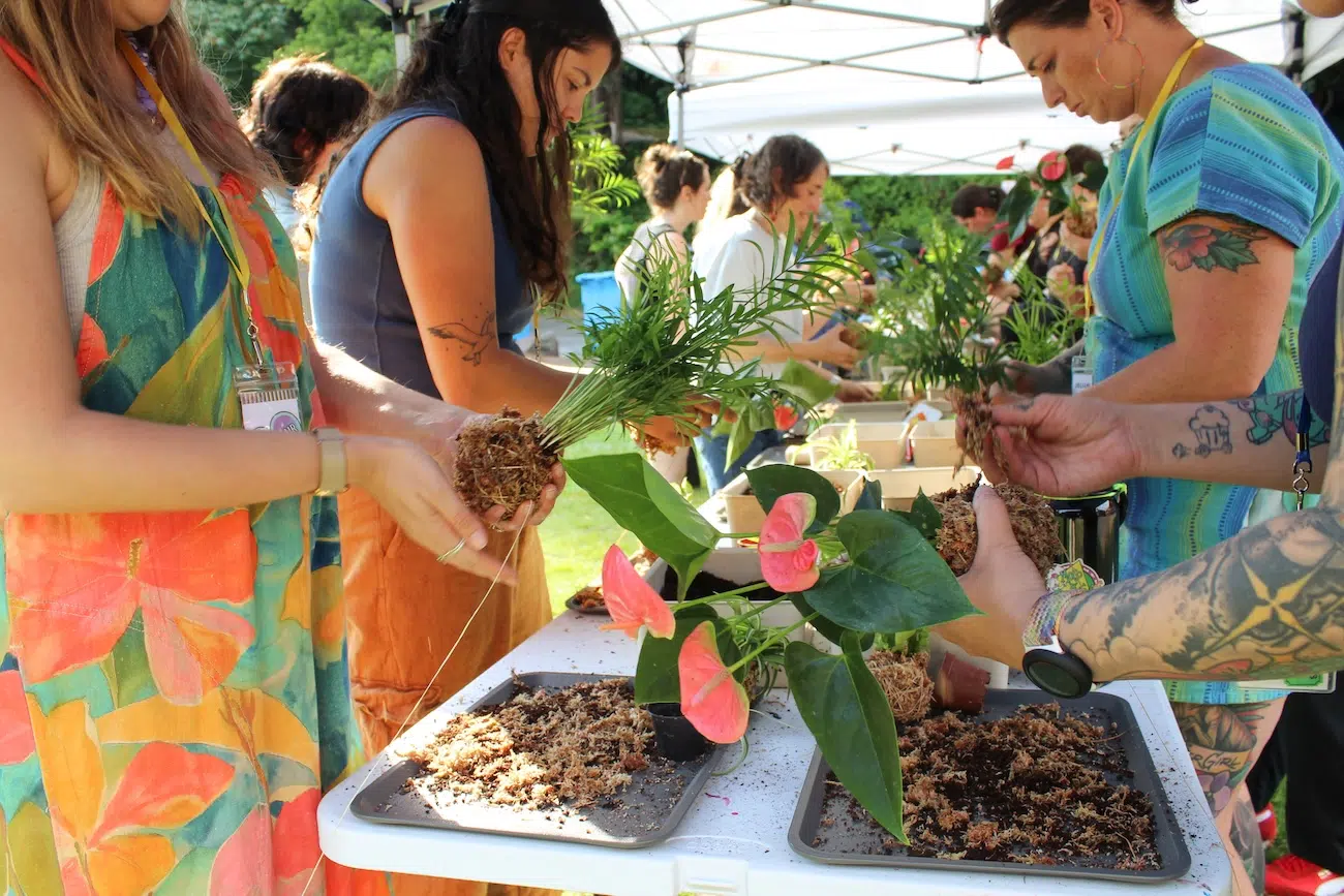 Crafting at Camp Craftaway, a Craft Retreat in Des Moines, WA