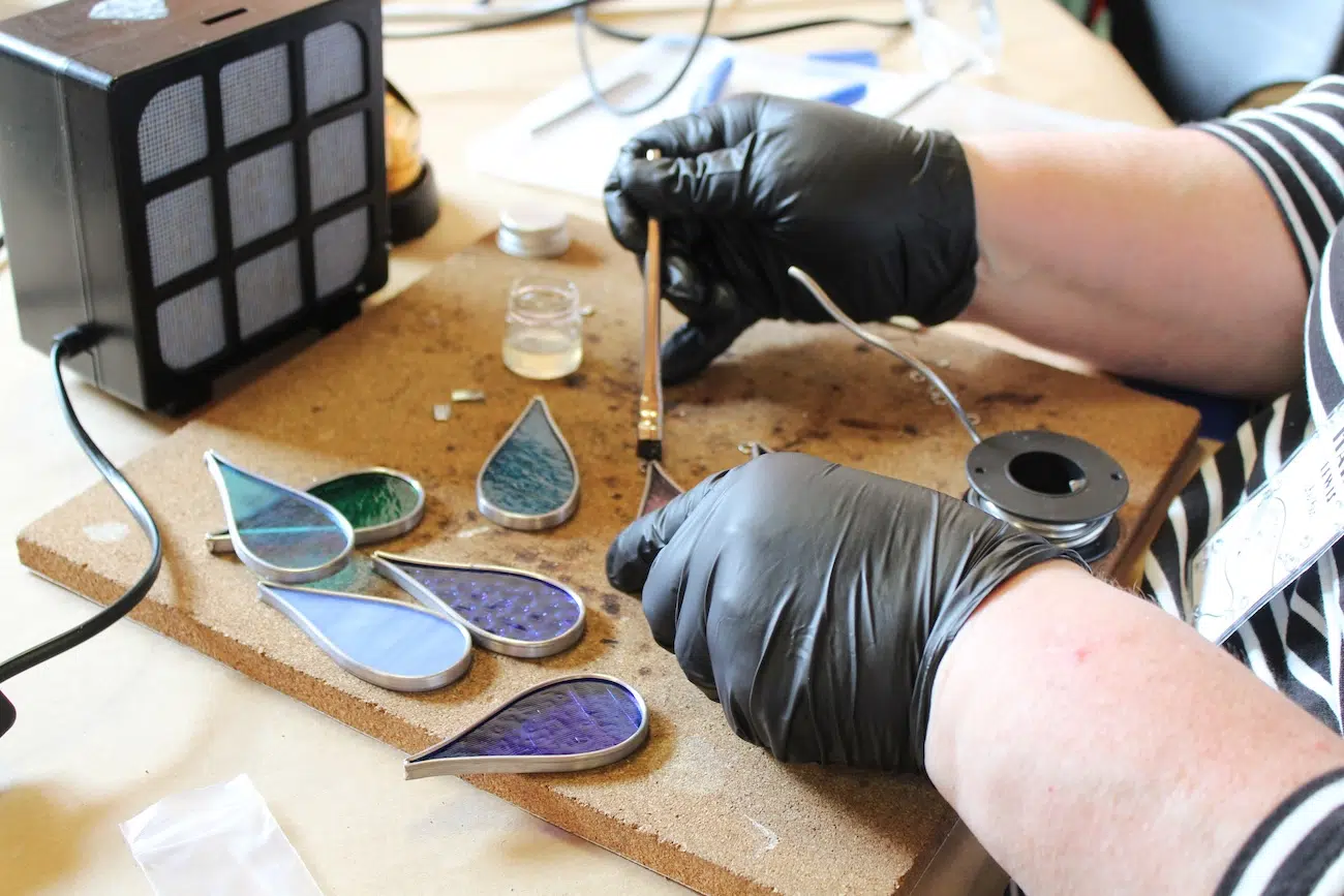 Crafting at Camp Craftaway, a Craft Retreat in Des Moines, WA