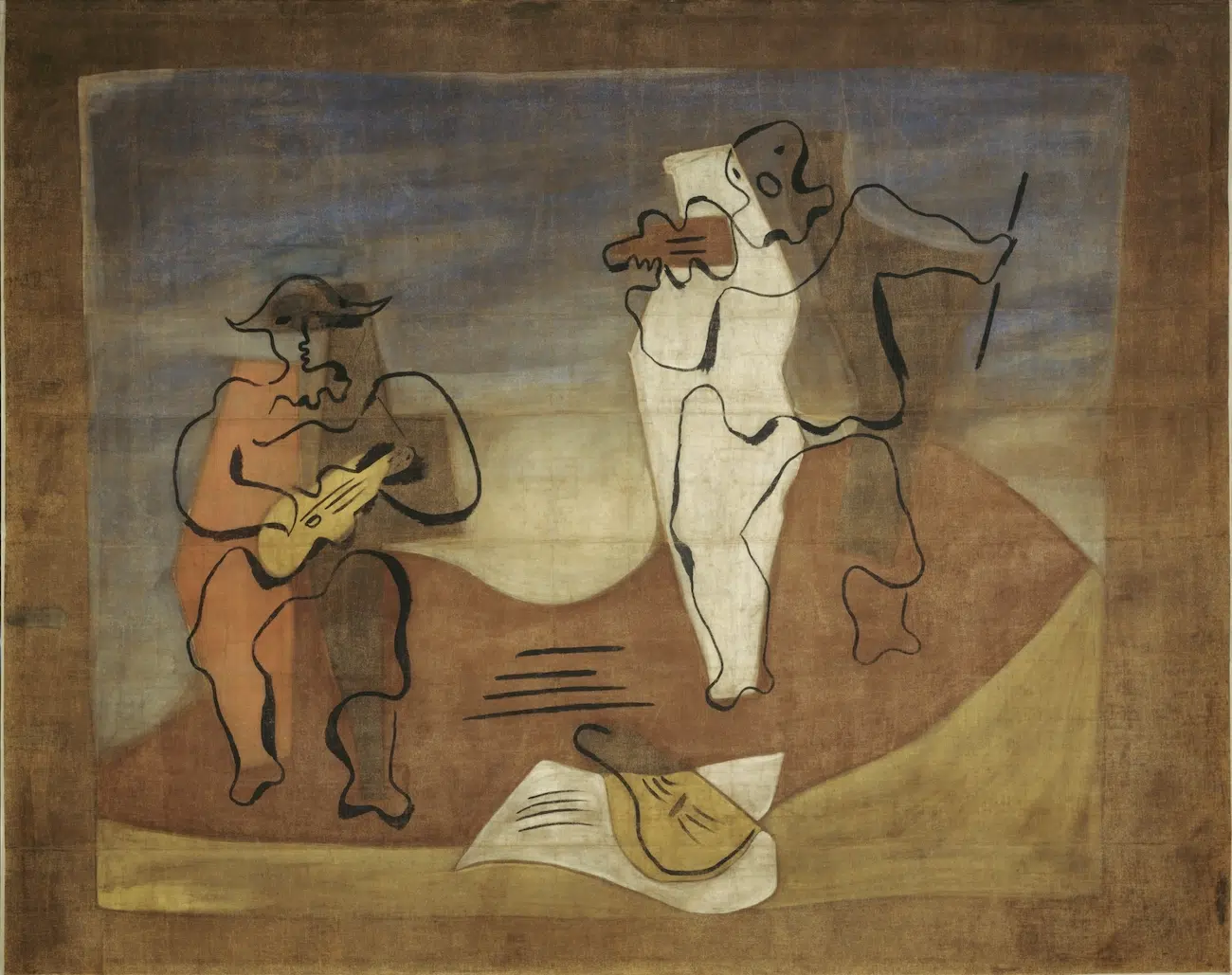 Pablo Picasso, Stage Curtain for Soir&eacute;e de Paris (known as the &ldquo;Mercure Curtain&rdquo;), 1924, Glue-based paint on canvas, 392 &times; 501 cm