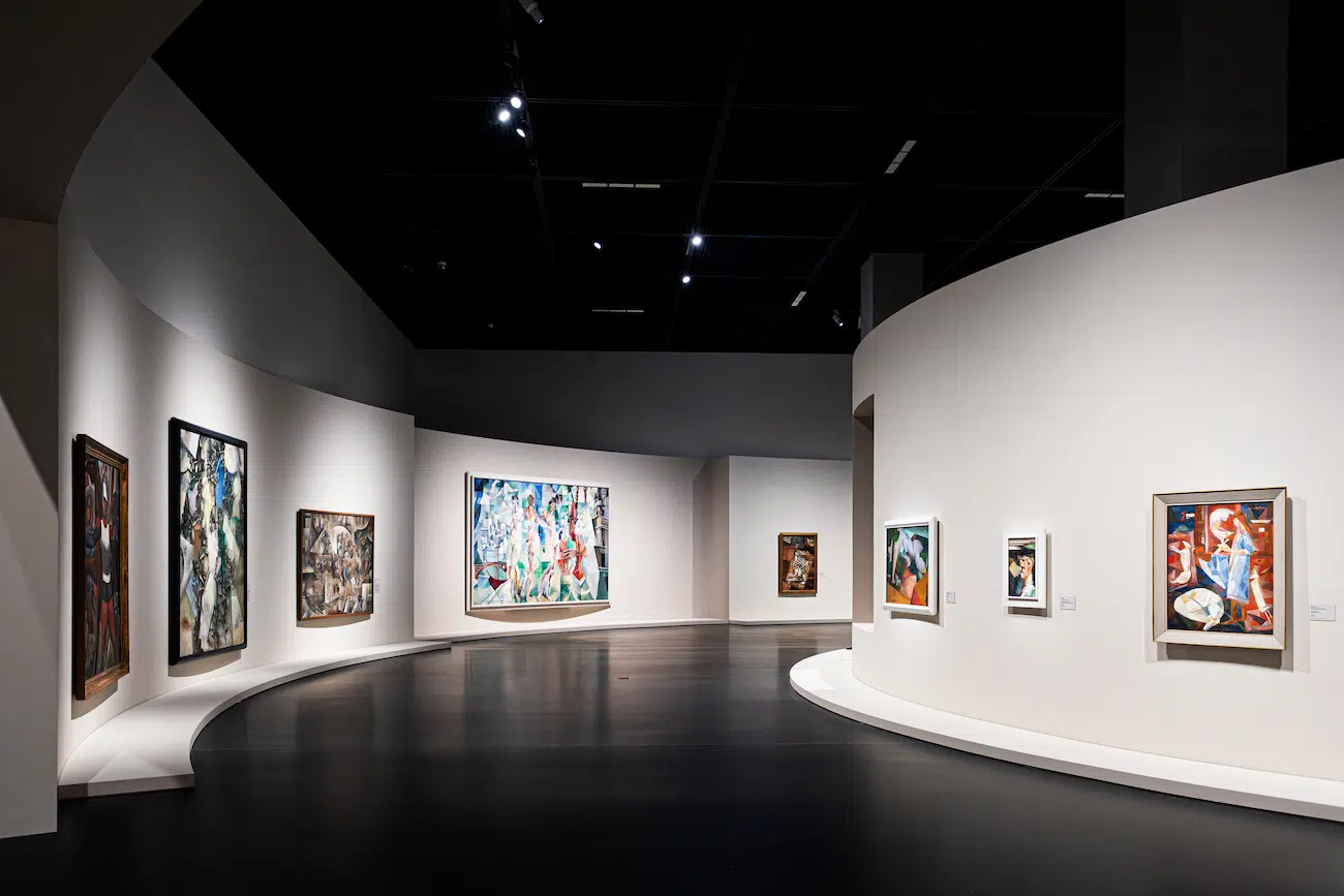 Installation View of Cubist Exhibition at Centre Pompidou Hanwha in Seoul