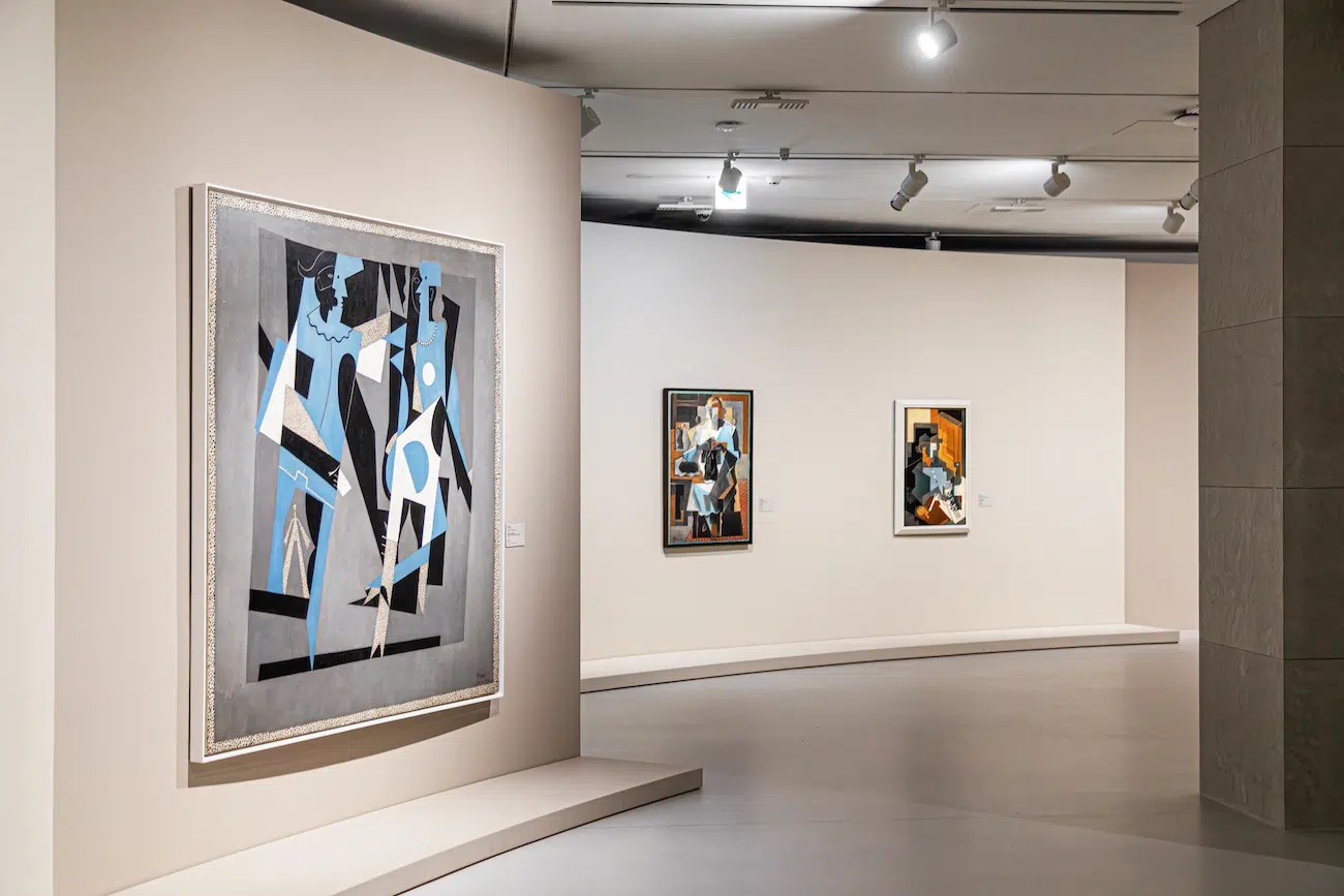 Installation View of Cubist Exhibition at Centre Pompidou Hanwha in Seoul