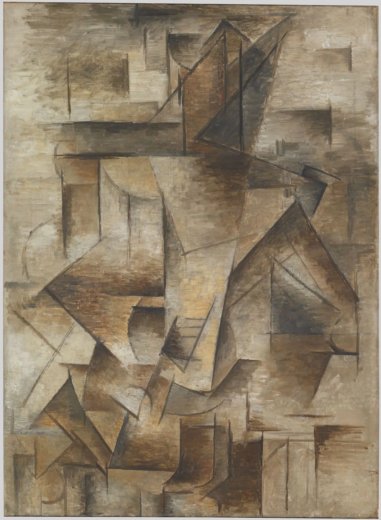 Pablo Picasso, The Guitarist, summer 1910, Oil on canvas, 100 &times; 73 cm