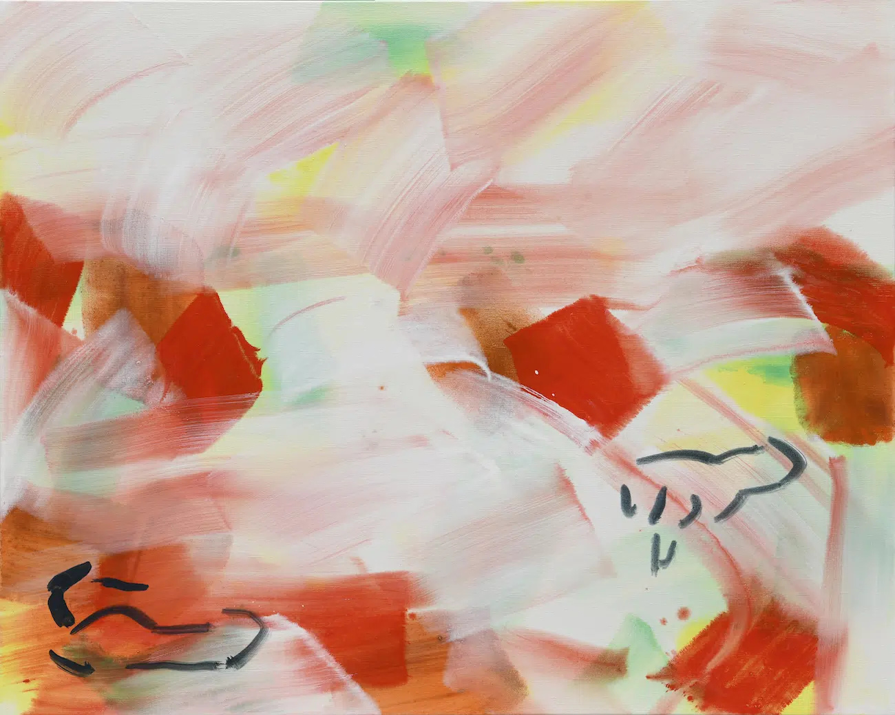 Lee Kang So, Serenity &ndash; 220609, 2022, Acrylic on canvas, 80 x 100 cm