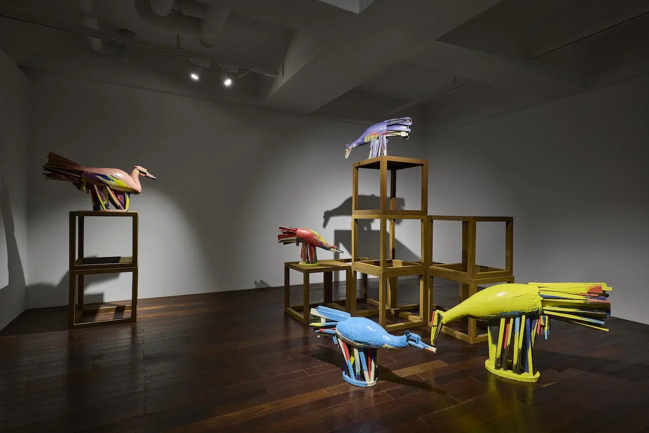 Installation view of SHIN Sang Ho solo exhibition 2026 Gallery Sklo