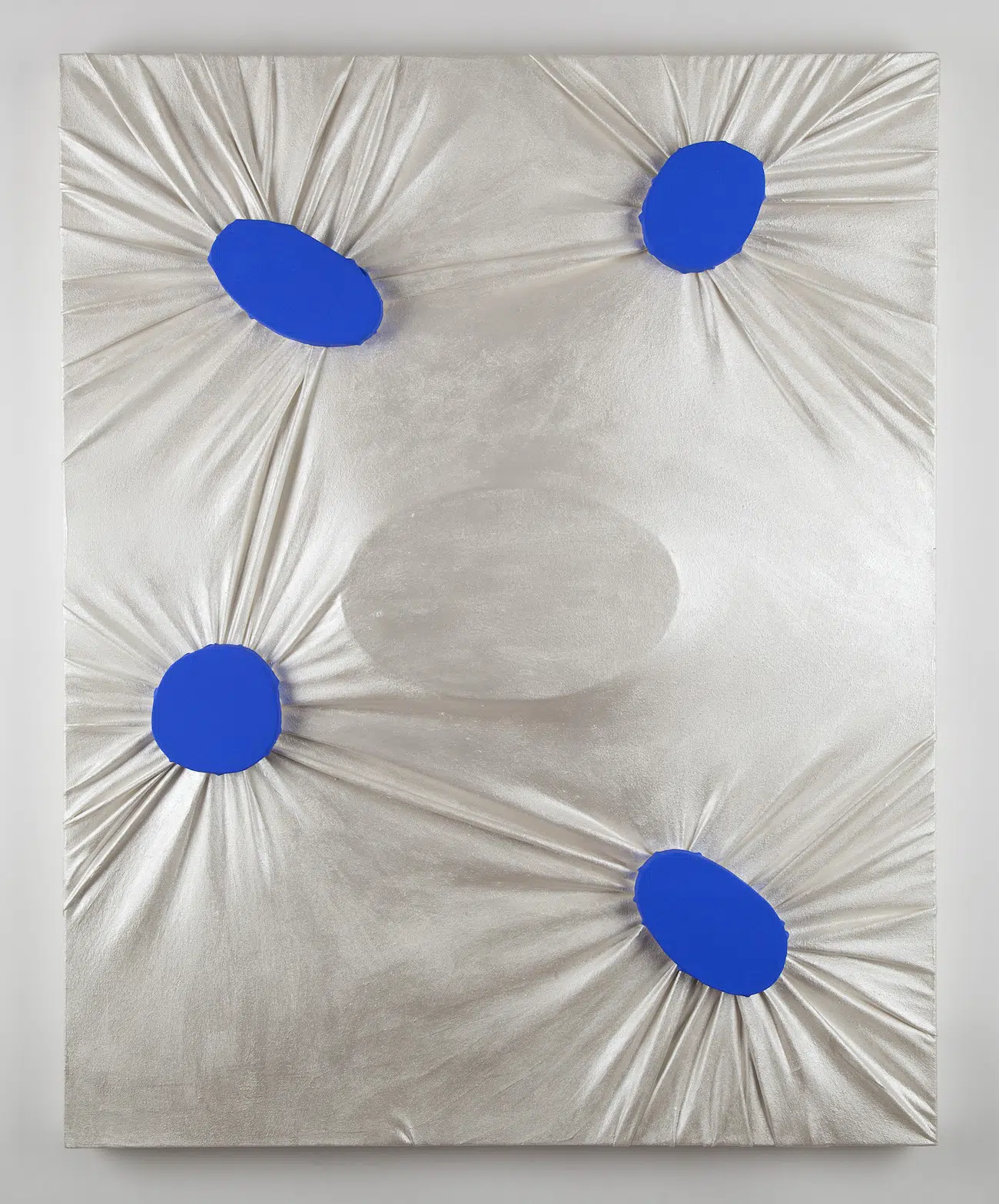 Nobuo Sekine, Phase of Nothingness &ndash; Skin 78, 2016, Acrylic on canvas, wooden ftame, plywood, 102 x 81.5 cm