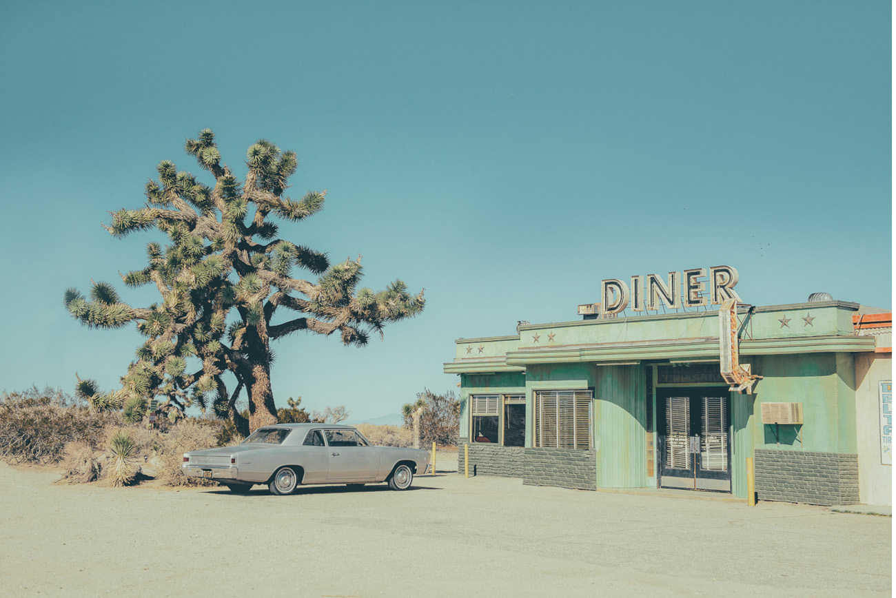 End of the road series of American west photography by Helene Havard