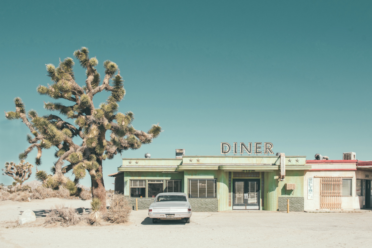 End of the road series of American west photography by Helene Havard