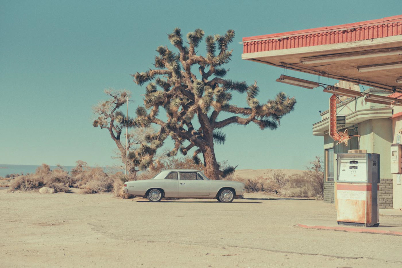 End of the road series of American west photography by Helene Havard