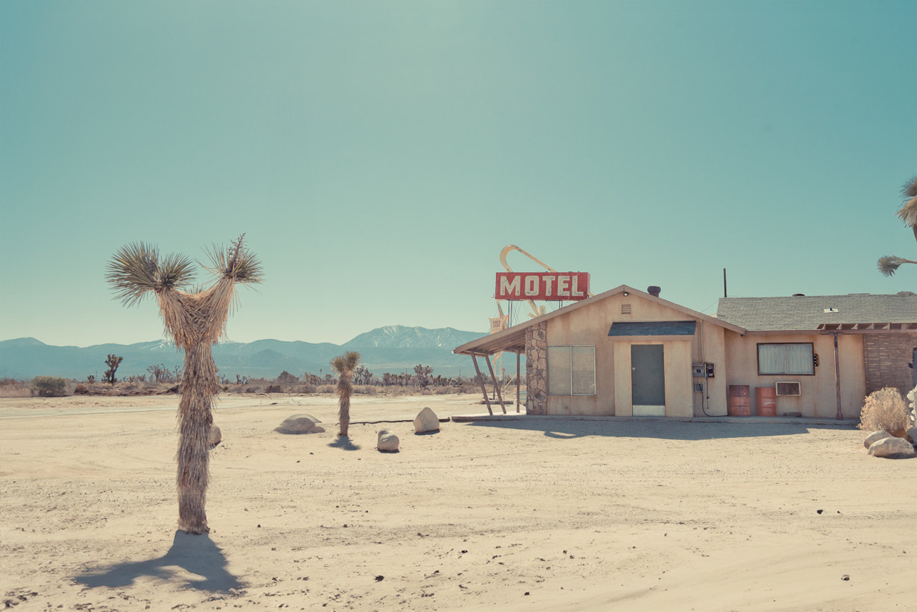 End of the road series of American west photography by Helene Havard