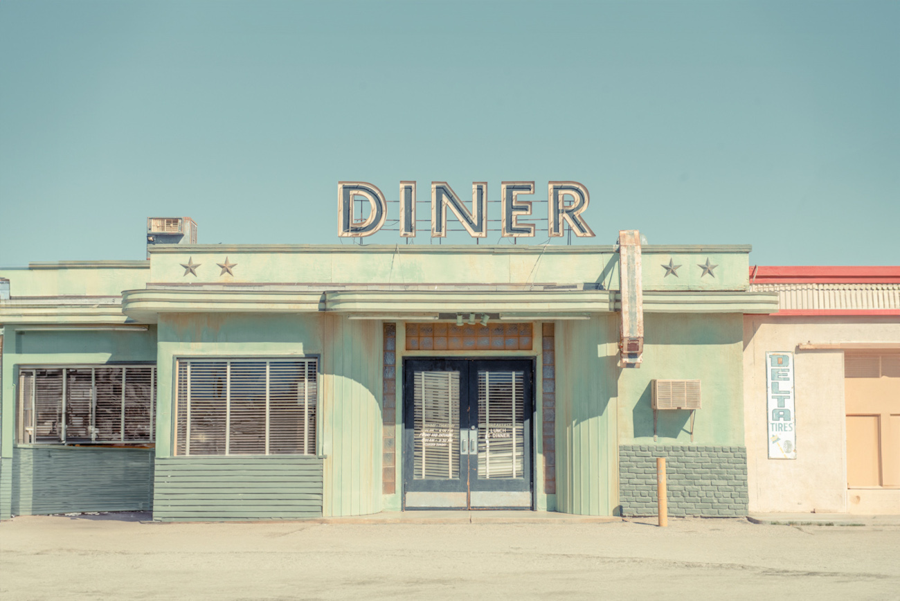End of the road series of American west photography by Helene Havard