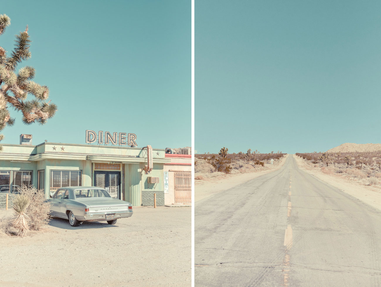 End of the road series of American west photography by Helene Havard
