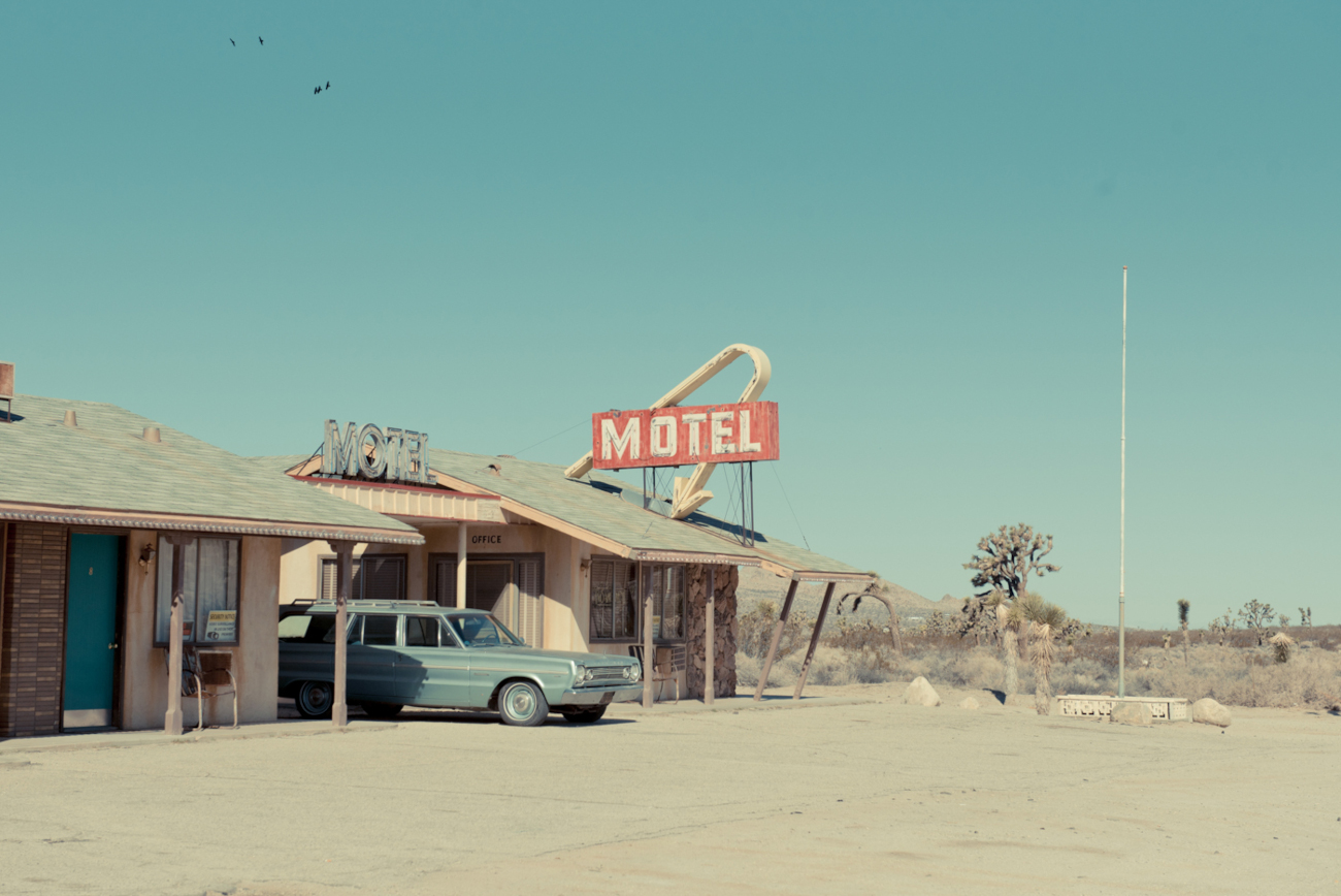 End of the road series of American west photography by Helene Havard