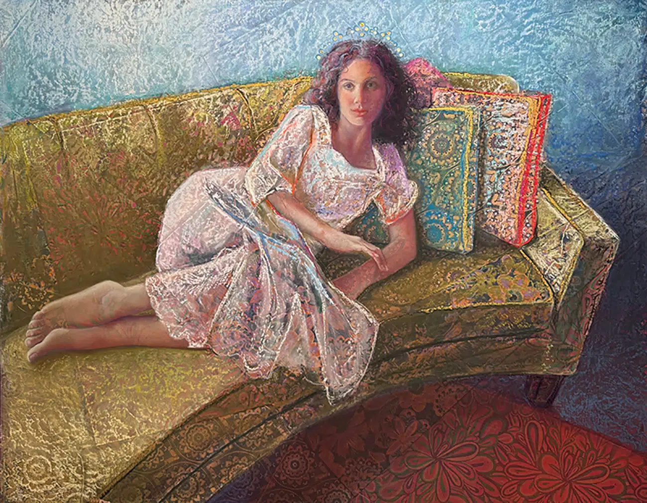 Mixed media and pastels artwork by Jill Maytorena