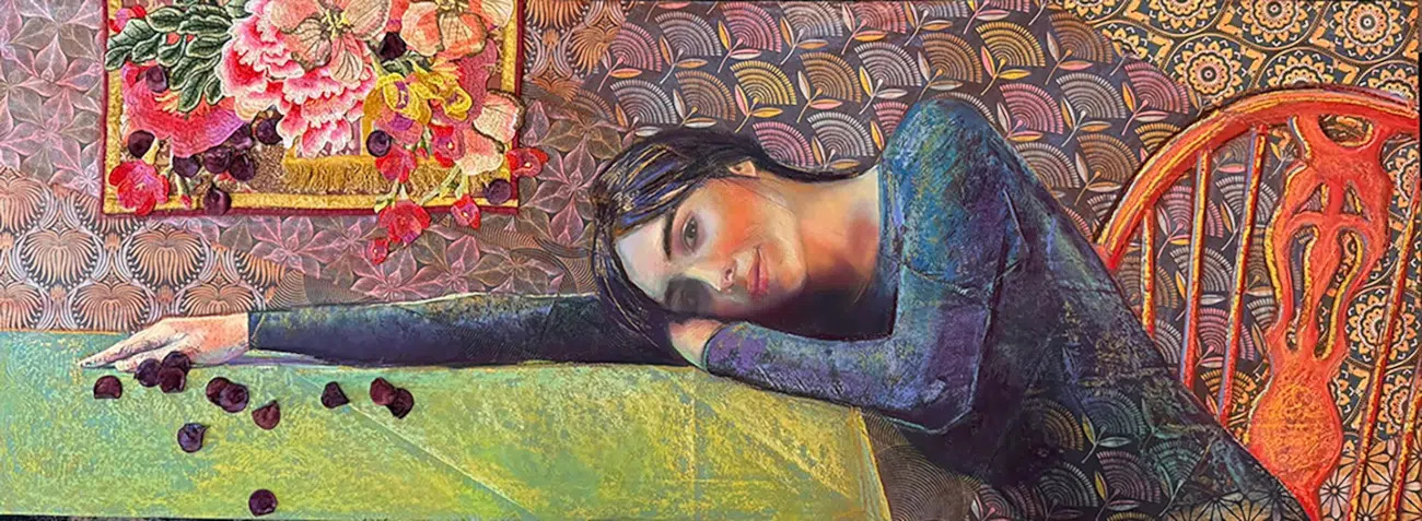 Mixed media and pastels artwork by Jill Maytorena