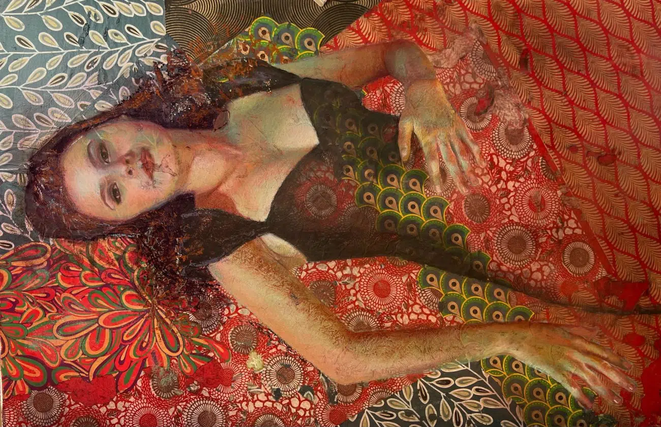 Mixed media and pastels artwork by Jill Maytorena