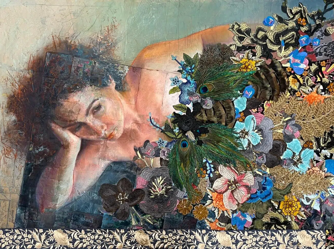 Mixed media and pastels artwork by Jill Maytorena