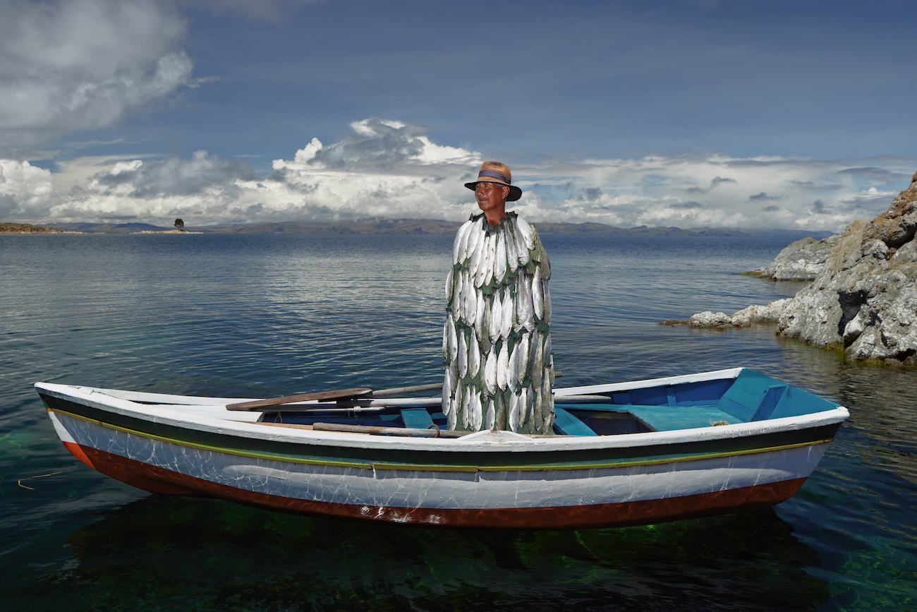 Photo of man in book at sea taken by Julia Buruleva