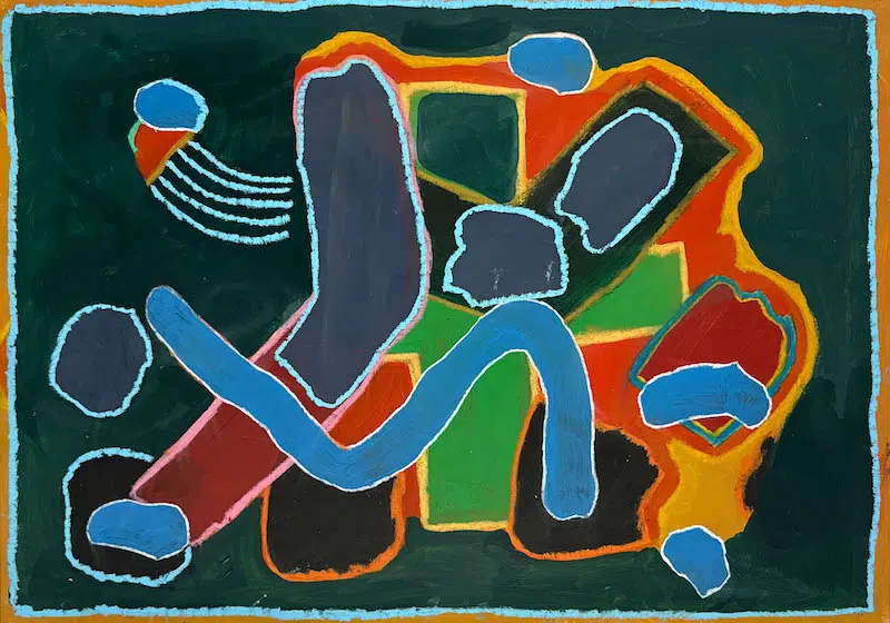 Jonathan Miles, All the Paintings I Never Painted, Acrylic on paper, 59.4x106cm, 2006, LucieChangFineArts.