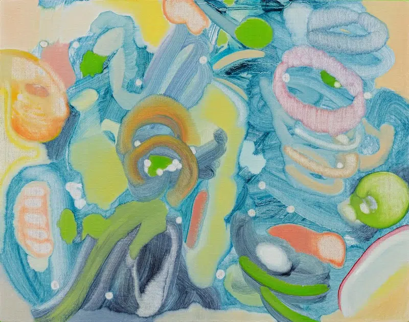 Hui-Hsuan Hsu , Funk for Cats, Oil on Linen, 38x48cm, 2025, SAN Gallery.