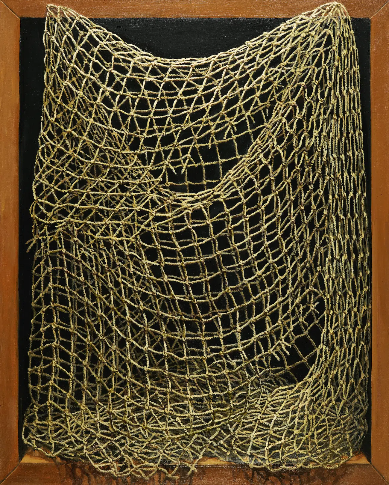 Hyperrealistic Oil Painting of Curtain by Leeah Joo