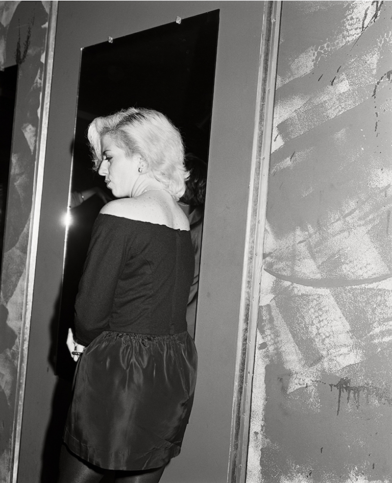 Mimi Plumb (American, born 1953), Woman at the Crystal Pistol #2, 1987, gelatin silver print