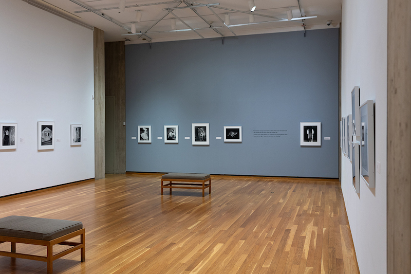 Installation view of Mimi Plumb's photography exhibition