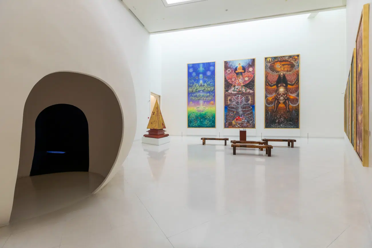 Artwork on display at Moca bangkok