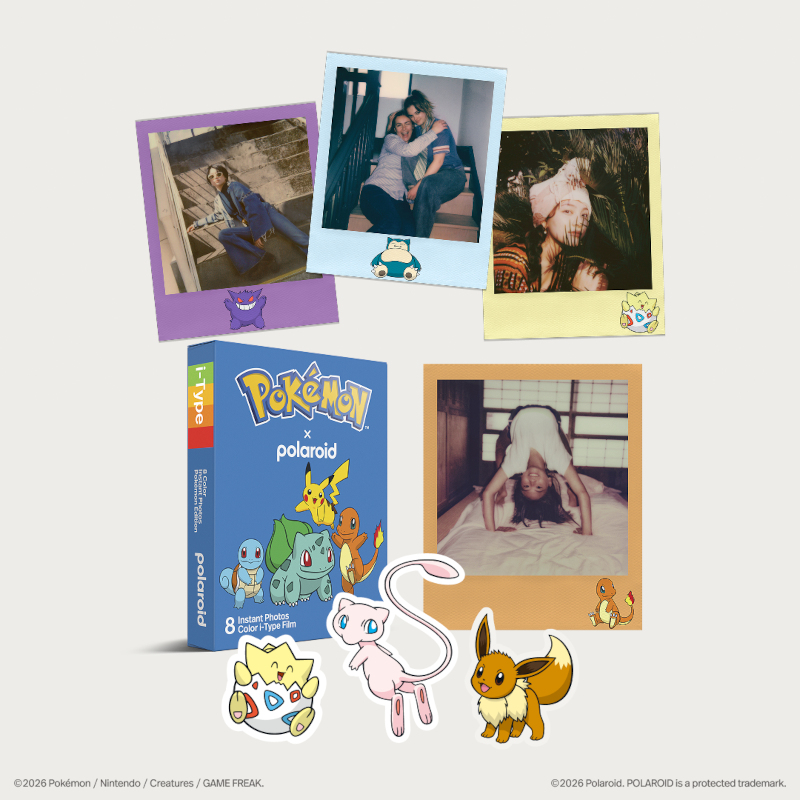 Polaroid x Pokémon collaboration on limited edition cameras and film