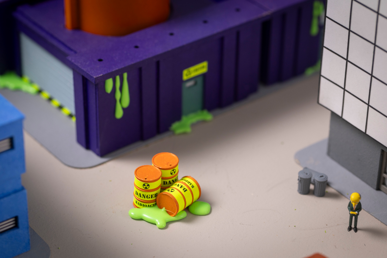 Model of Springfield by Simpsons fan Marc Hagan-Guirey