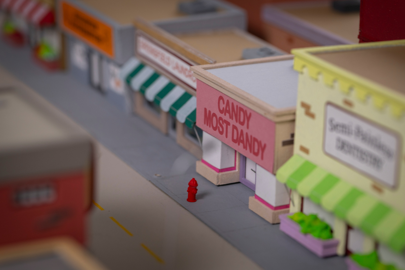 Model of Springfield by Simpsons fan Marc Hagan-Guirey