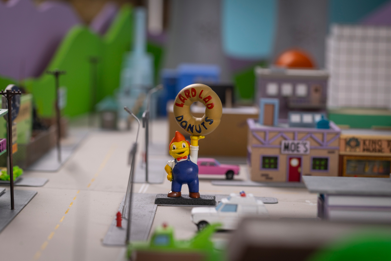 Model of Springfield by Simpsons fan Marc Hagan-Guirey