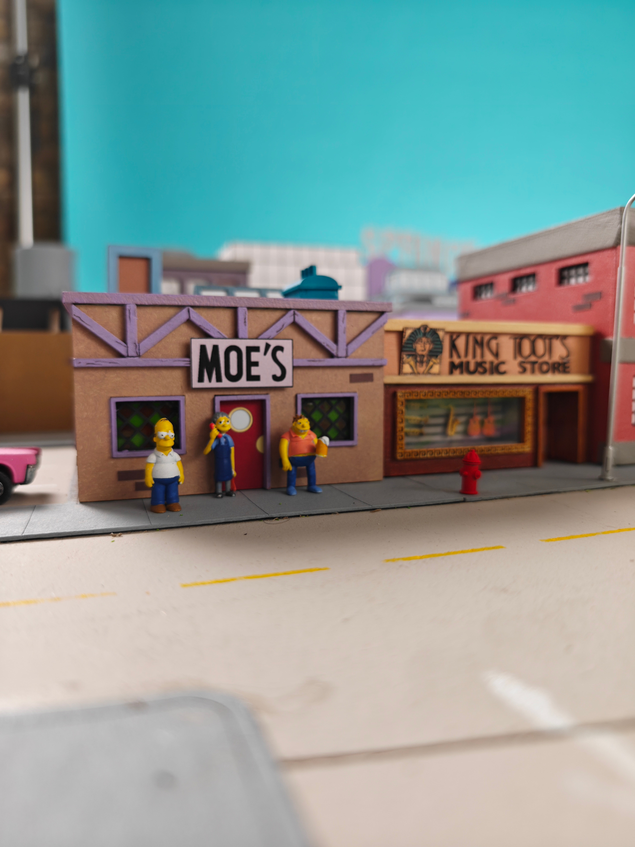 Model of Springfield by Simpsons fan Marc Hagan-Guirey