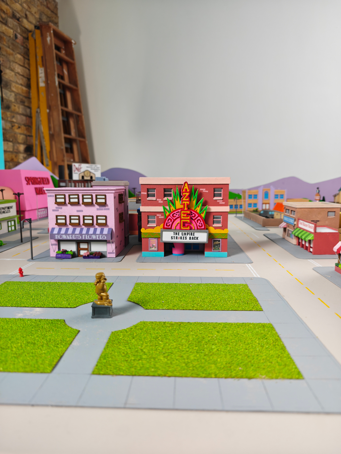 Model of Springfield by Simpsons fan Marc Hagan-Guirey