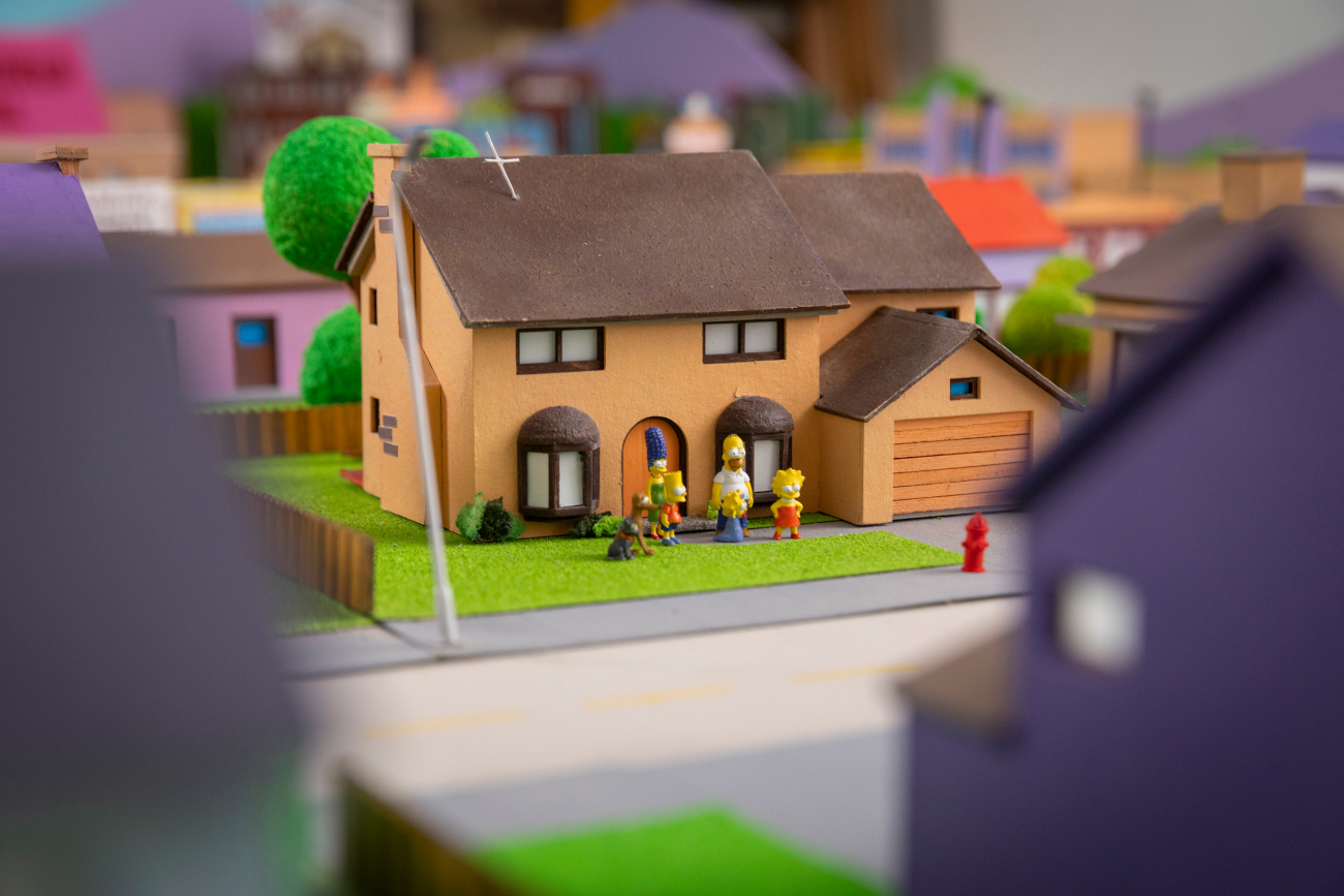 Model of Springfield by Simpsons fan Marc Hagan-Guirey
