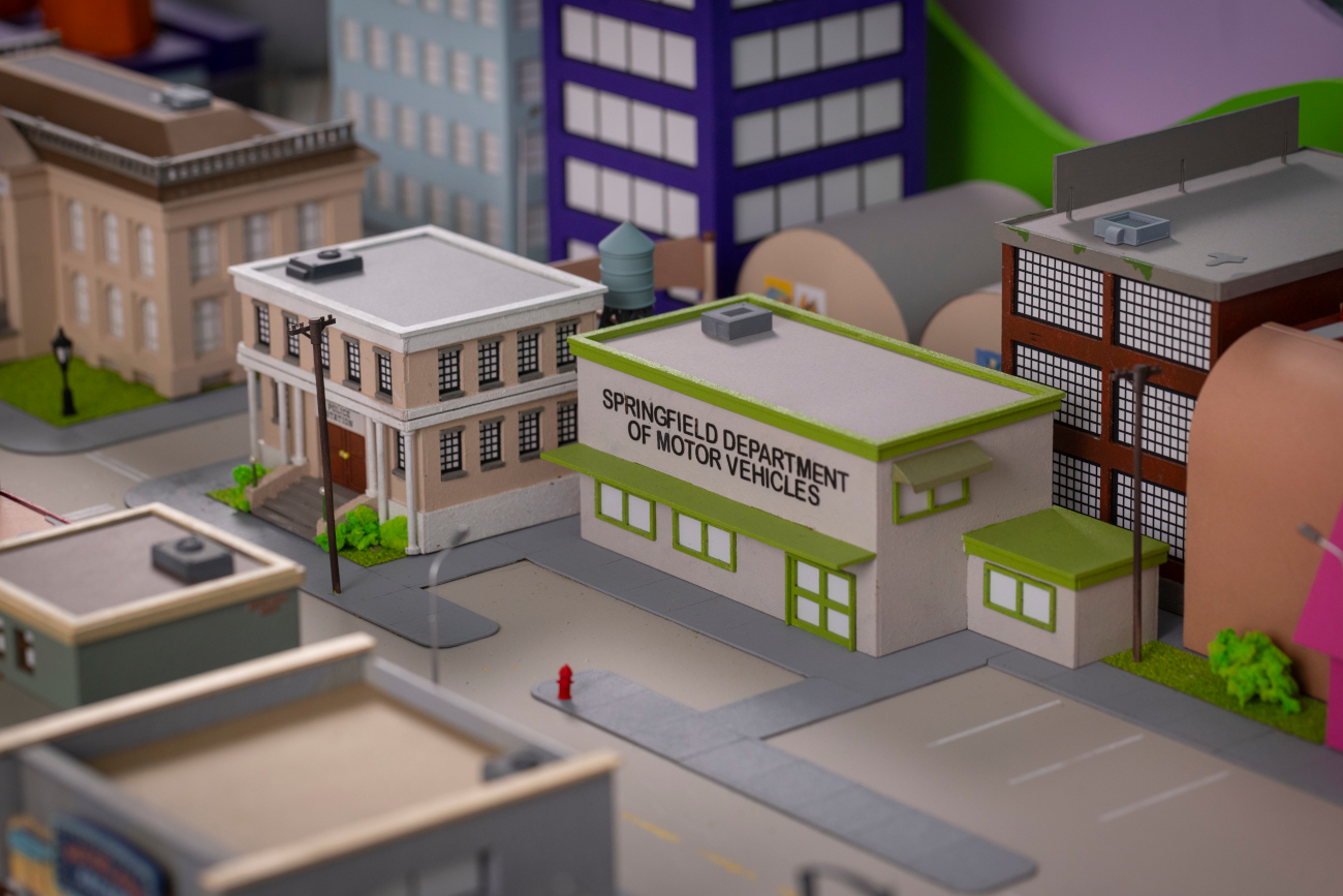 Model of Springfield by Simpsons fan Marc Hagan-Guirey