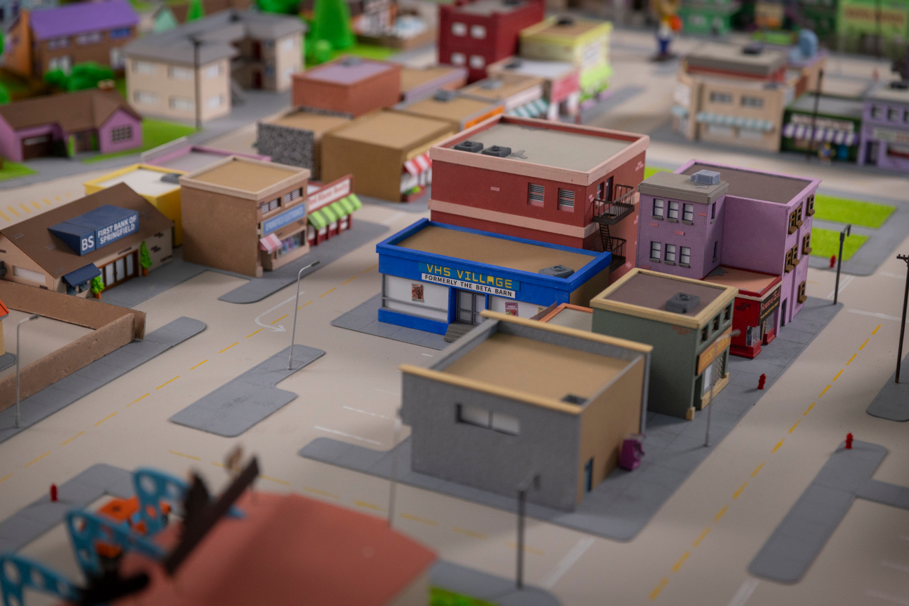 Model of Springfield by Simpsons fan Marc Hagan-Guirey