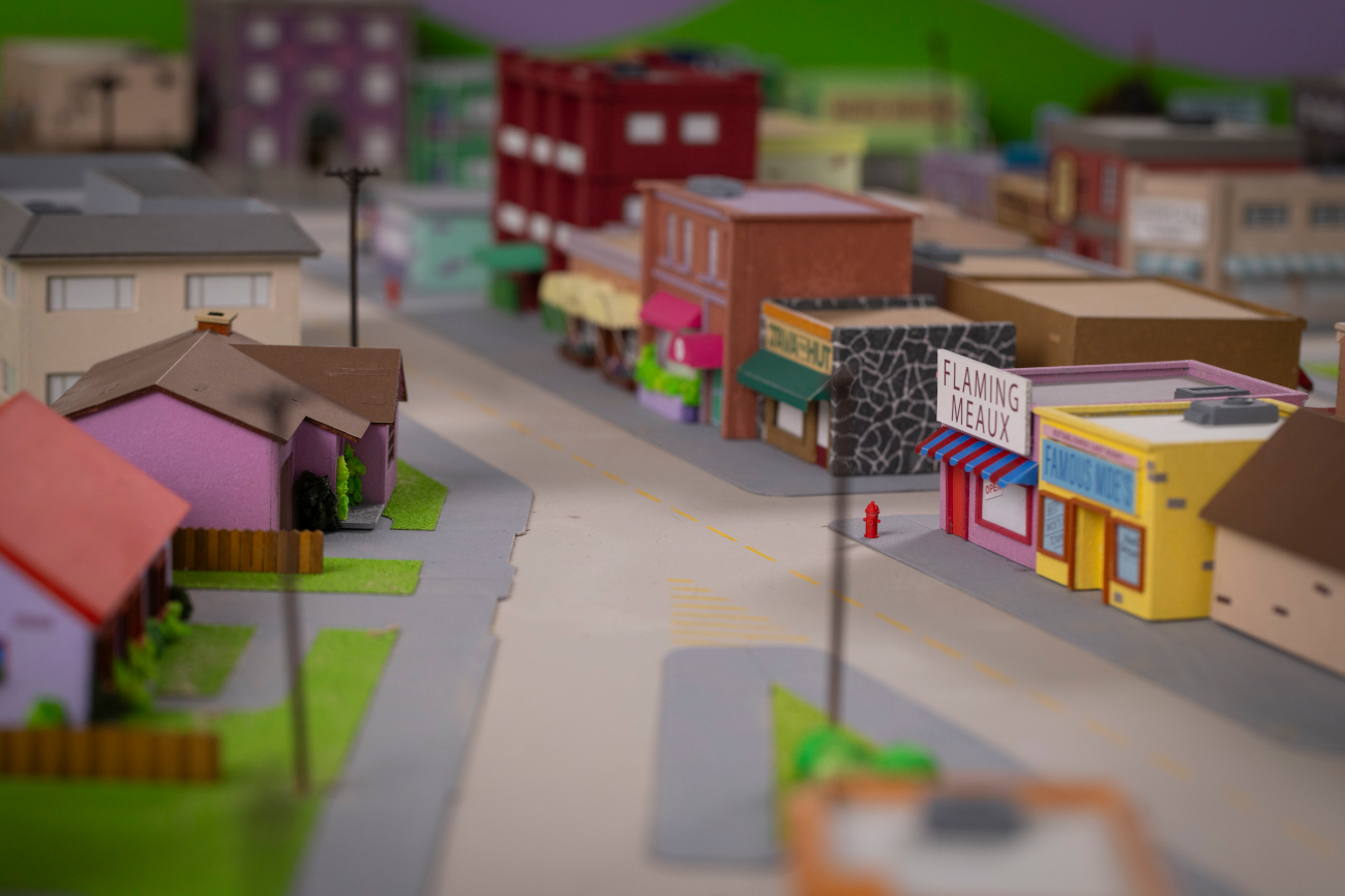 Model of Springfield by Simpsons fan Marc Hagan-Guirey