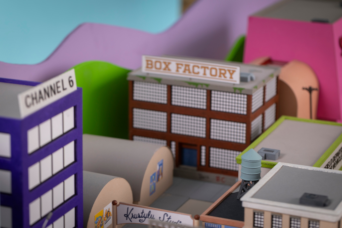 Model of Springfield by Simpsons fan Marc Hagan-Guirey