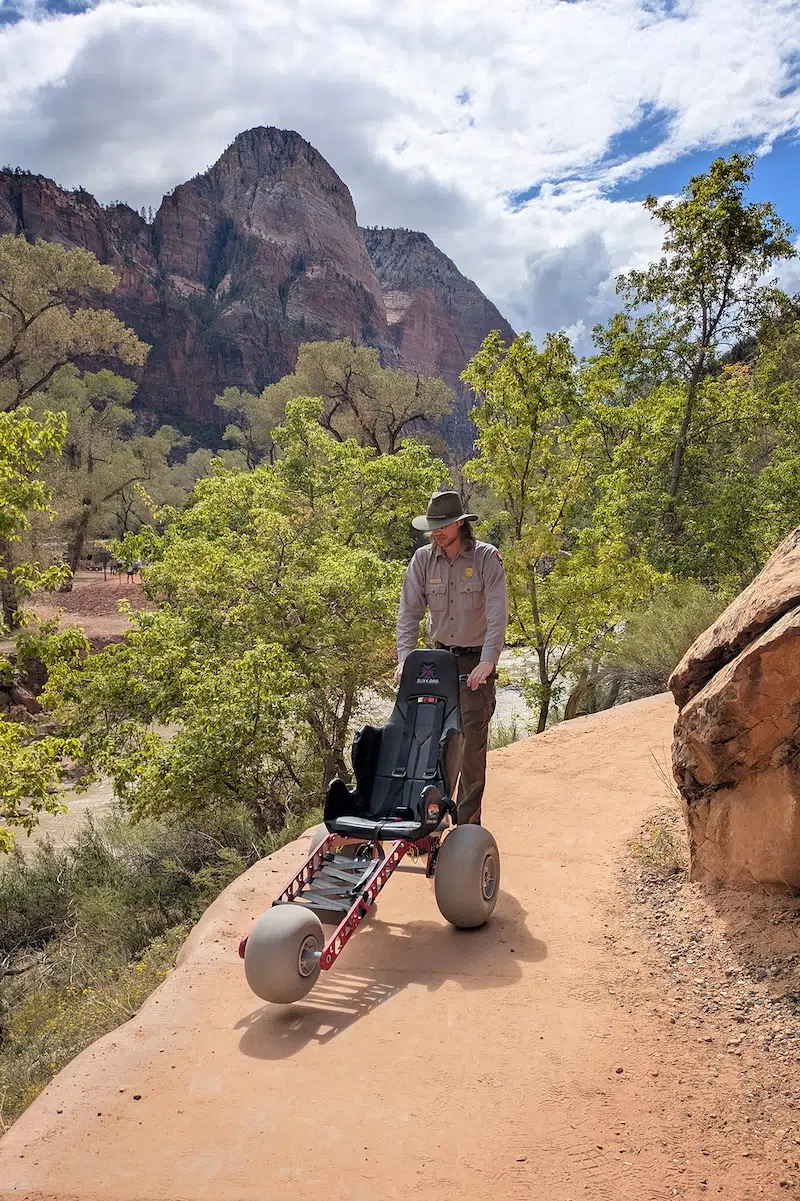 Extreme Motus on Lower Emerald Pools Trail at Zion National Park