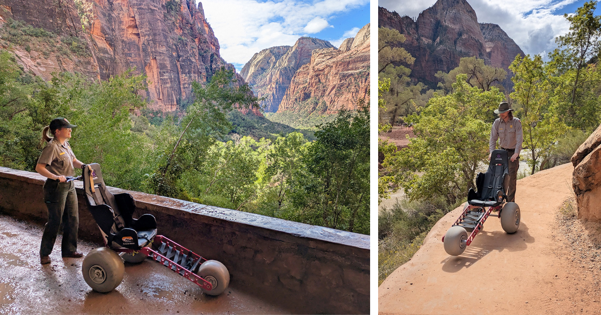 Zion National Park Introduces All-Terrain Wheelchair To Make Its Trails More Accessible