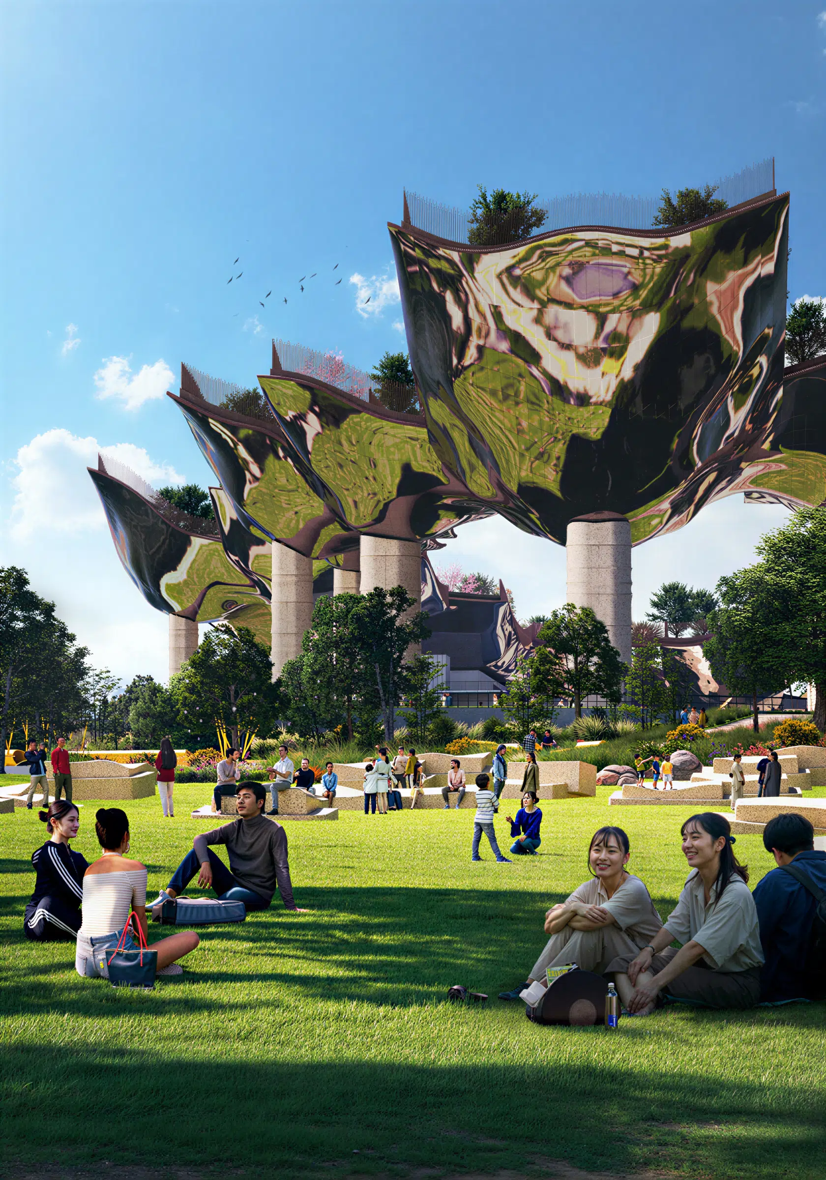 Rendering of Nodeul Island